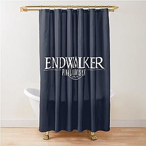 Final Fantasy XIV Endwalker Logo Shower Curtain