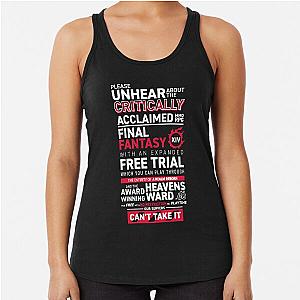 Eorzea is FULL, PLEASE GO AWAY - MMO FF14 FFXIV Racerback Tank Top