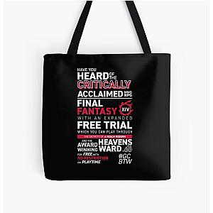 Great Community by the way GCBTW Promo - MMO FF14 FFXIV All Over Print Tote Bag