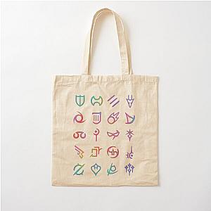 FFXIV Job Icons [classic fantasy ombre patternsticker set] Cotton Tote Bag