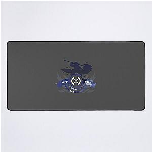 FFXIV Warrior - Inner Chaos (Dark Blue & White) Desk Mat