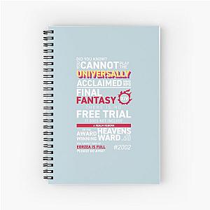 Eorzea is FULL  MMO FF14 FFXIV Classic T-Shirt Spiral Notebook