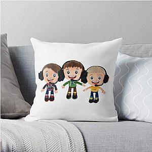 FGTeeV Pillows - HAPPY FGTeeV  - FAMILY PLUSHIE BUNDLE (2022) Throw Pillow RB2709