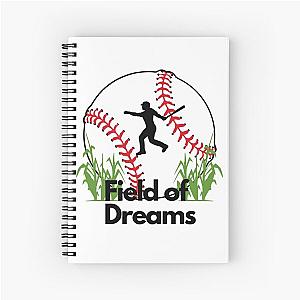 Retro Vintage Field Of Dreams Gift For Everyone Spiral Notebook