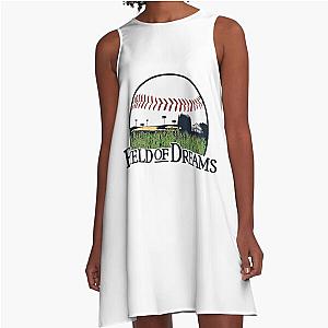 Gifts Men Field Of Baseball Dreams  Softball Baseball Lover  Field Of Dreams   Graphic For Fan A-Line Dress