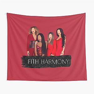 Fifth Harmony Minimalist Group Photo Tapestry