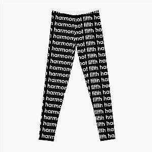 lol ur not fifth harmony (white font) Leggings