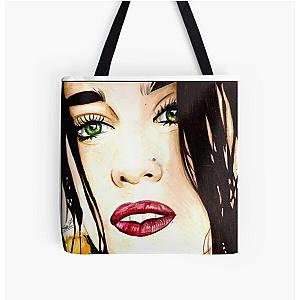 Lauren Jauregui Pencil Drawing Fifth Harmony All Over Print Tote Bag