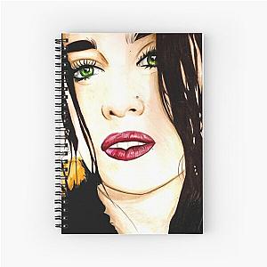 Lauren Jauregui Pencil Drawing Fifth Harmony Spiral Notebook