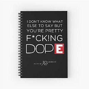 FIFTH HARMONY LYRICS 4 - Dope Spiral Notebook