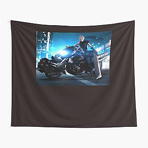 Final Fantasy VII Motorbike Cloud Classic T-Shirt Tapestry