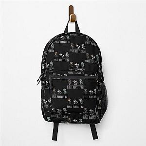 Clive, Torgal, and Jill Logo Design  FFXVI Pixel Party Members  Final Fantasy 16 Backpack