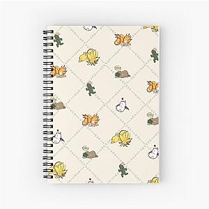 Sleeping Final Fantasy Critters Spiral Notebook