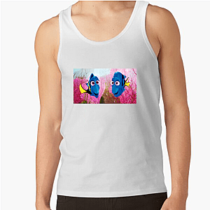 Lost but Floating Finding Dory Tank Tops