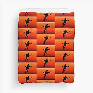 FINNEAS silhouette with blood harmony theme Duvet Cover