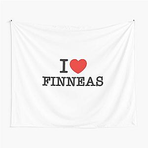 I Love Finneas Tapestry