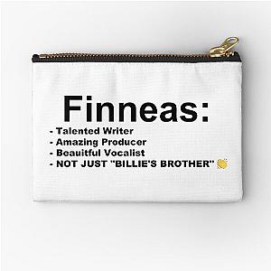 facts about Finneas Zipper Pouch