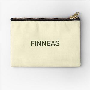 FINNEAS Green Name Text Typography Zipper Pouch