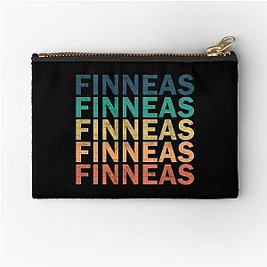 Finneas Name T Shirt - Finneas Vintage Retro Name Gift Item Tee Zipper Pouch