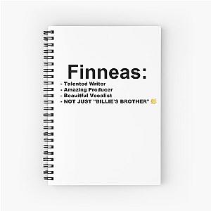 facts about Finneas Spiral Notebook