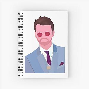 Finneas O’Connell Vector Drawing  Spiral Notebook