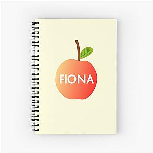 Fiona Apple Fan Art , Apple , Fruit Pattern Spiral Notebook