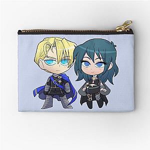 Byleth (F Byleth) and Dimitri - Fire Emblem Three Houses - Chibi Cuties Zipper Pouch