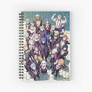 Fire Emblem: Three Houses Poster Spiral Notebook