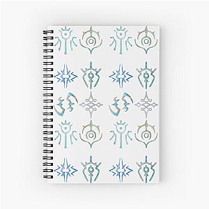 Watercolor Blue Lion Crests Fire Emblem: Three Houses Notebook