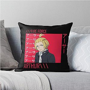 ARTHUR Anime Aesthetic // Fire Force Throw Pillow RB2806