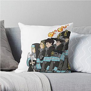 Special Force Company 8 - Fire Force Throw Pillow RB2806