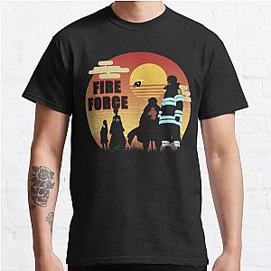 Fire Force Japanese Pillar Sunset Classic T-Shirt RB2806