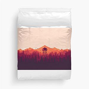 Firewatch Background Duvet Cover