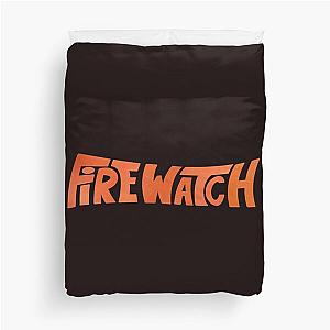 Firewatch Name Logo Duvet Cover