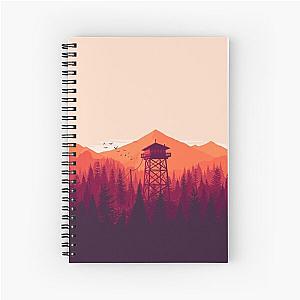 Firewatch Background Spiral Notebook