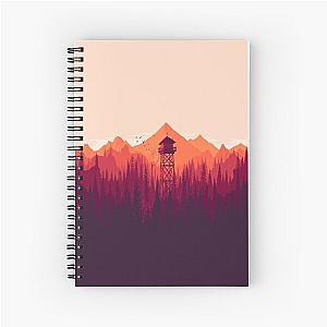 Firewatch watch tower Spiral Notebook