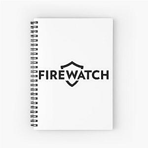 Firewatch Shirt Design Spiral Notebook