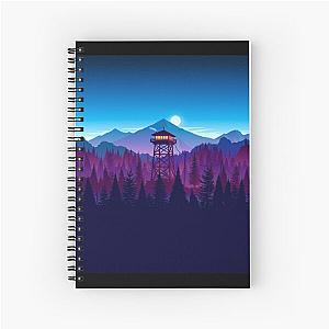 Firewatch - Landscape  Spiral Notebook