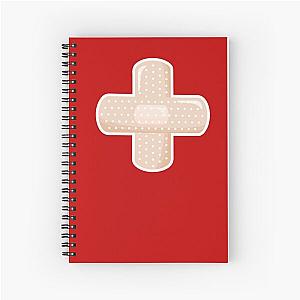 First Aid Kit Plaster - Red Spiral Notebook