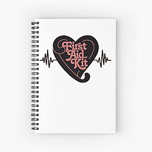 First Aid Kit Band Vantablack Heartbeat , Spiral Notebook