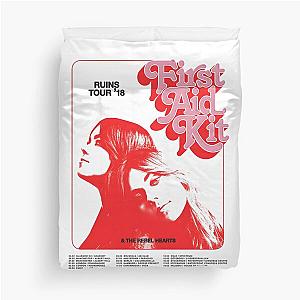 First aid kit band retro   	 Duvet Cover