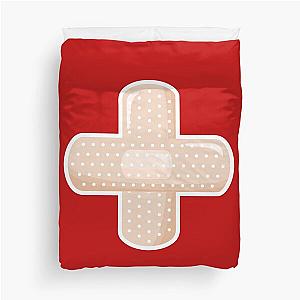 First Aid Kit Plaster - Red Duvet Cover