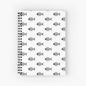 Fishbone Spiral Notebook