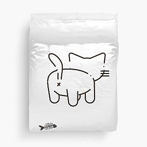 Cat’s Backside and Fishbone Duvet Cover