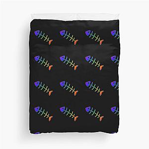 Rainbow Fishbone Duvet Cover