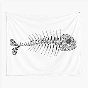 Totemic Fishbone Tapestry