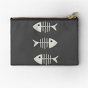 Fishbone Zipper Pouch