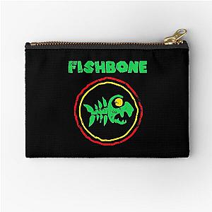 Fishbone Band Gift For Men and Women, Gift For Fans, Christmas Day Zipper Pouch