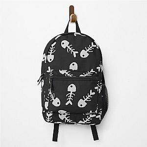 Cute and Spooky Fishbone Pattern Design Backpack