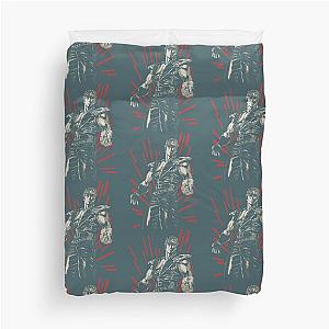 Retro Vintage Fist of the North Star Essential Duvet Cover